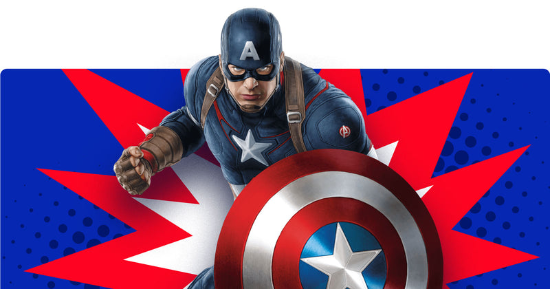  Disney Marvel Captain America - Freedom Pin : Clothing, Shoes &  Jewelry