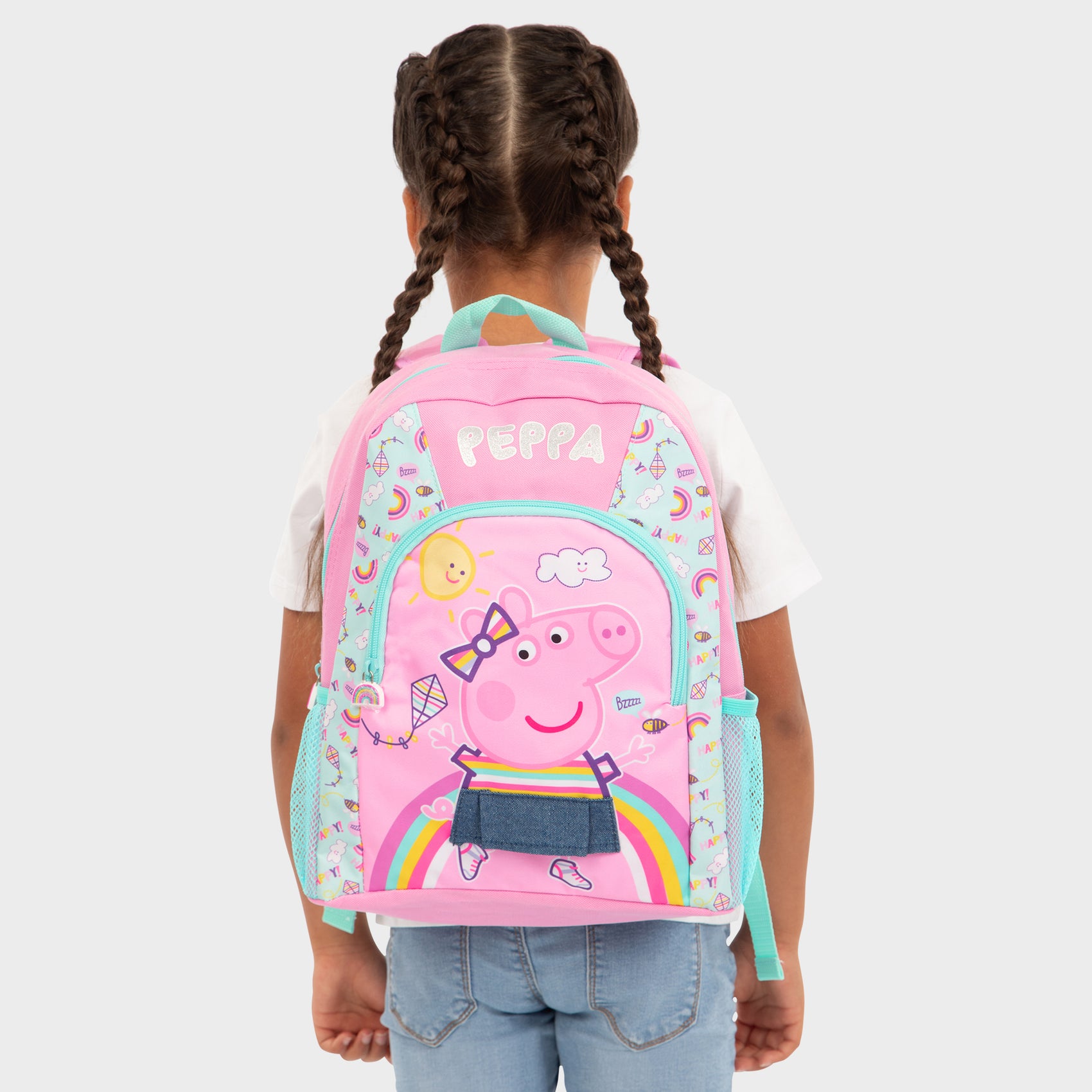 Girls Kids Peppa Pig Backpack Character