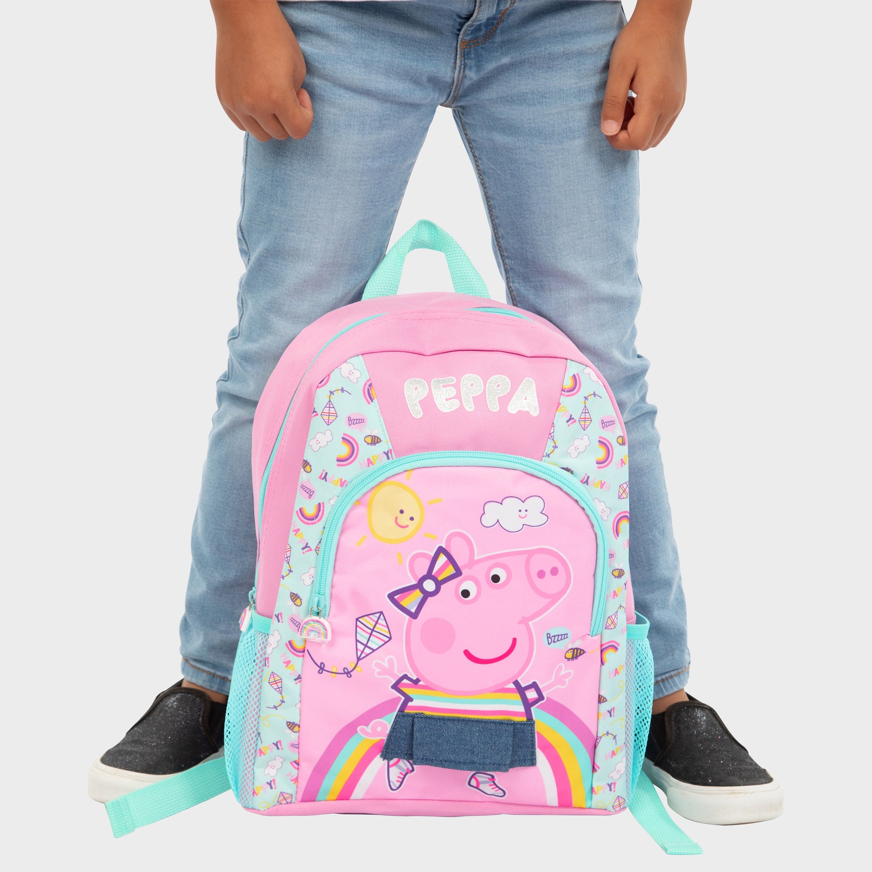 Peppa pig personalised backpack hotsell