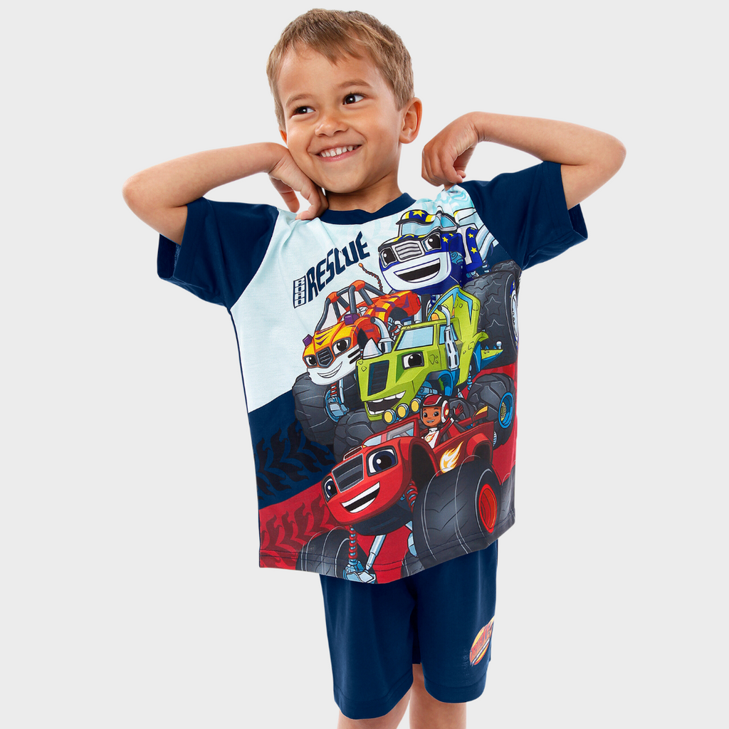 Blaze and The Monster Machines Pajamas for Kids I Trucks and Cars Boys Pajamas | Official Merchandise