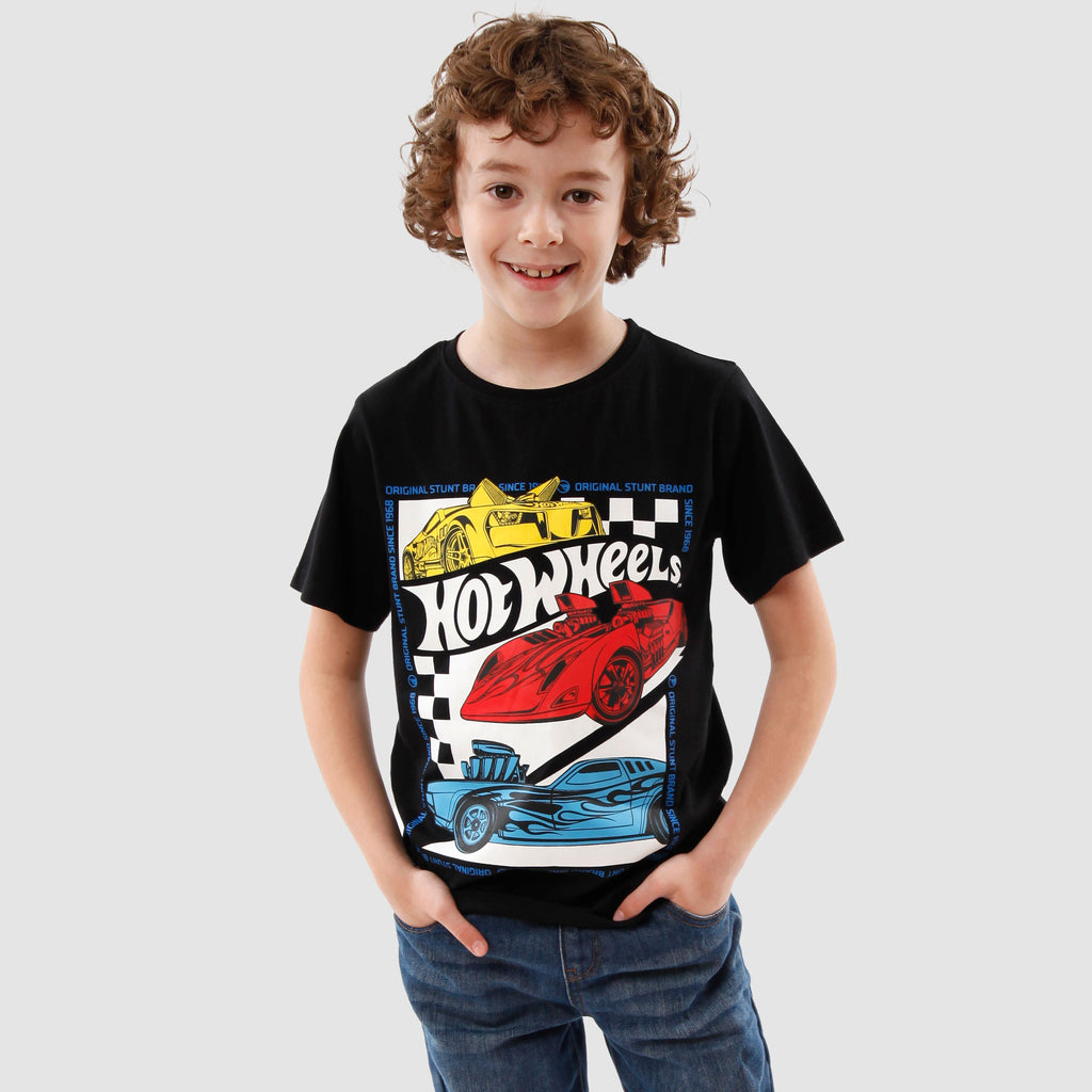 Boys hot hot sale wheels shirt