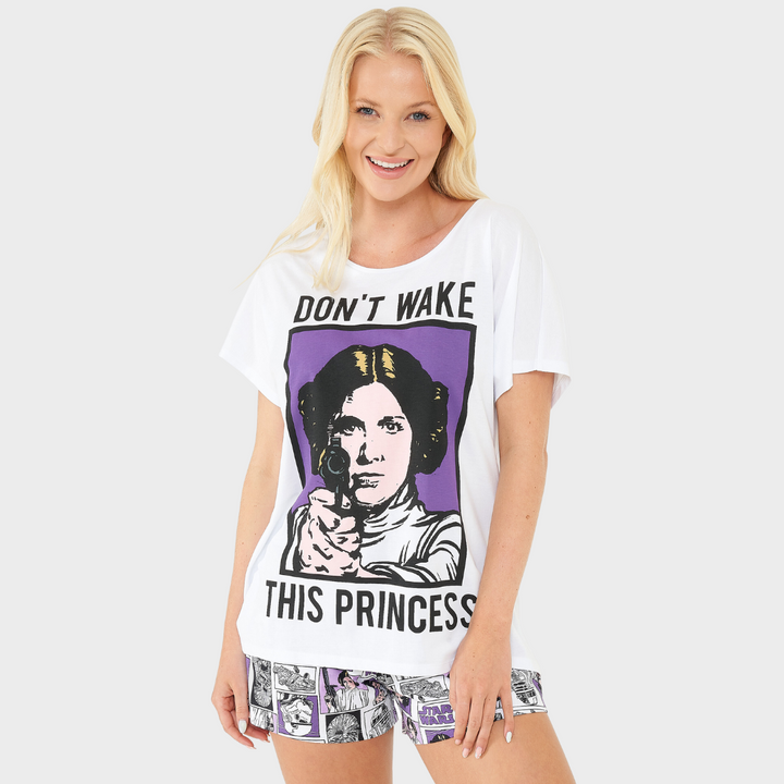 Womens Star Wars Short Pyjamas - Princess Leia