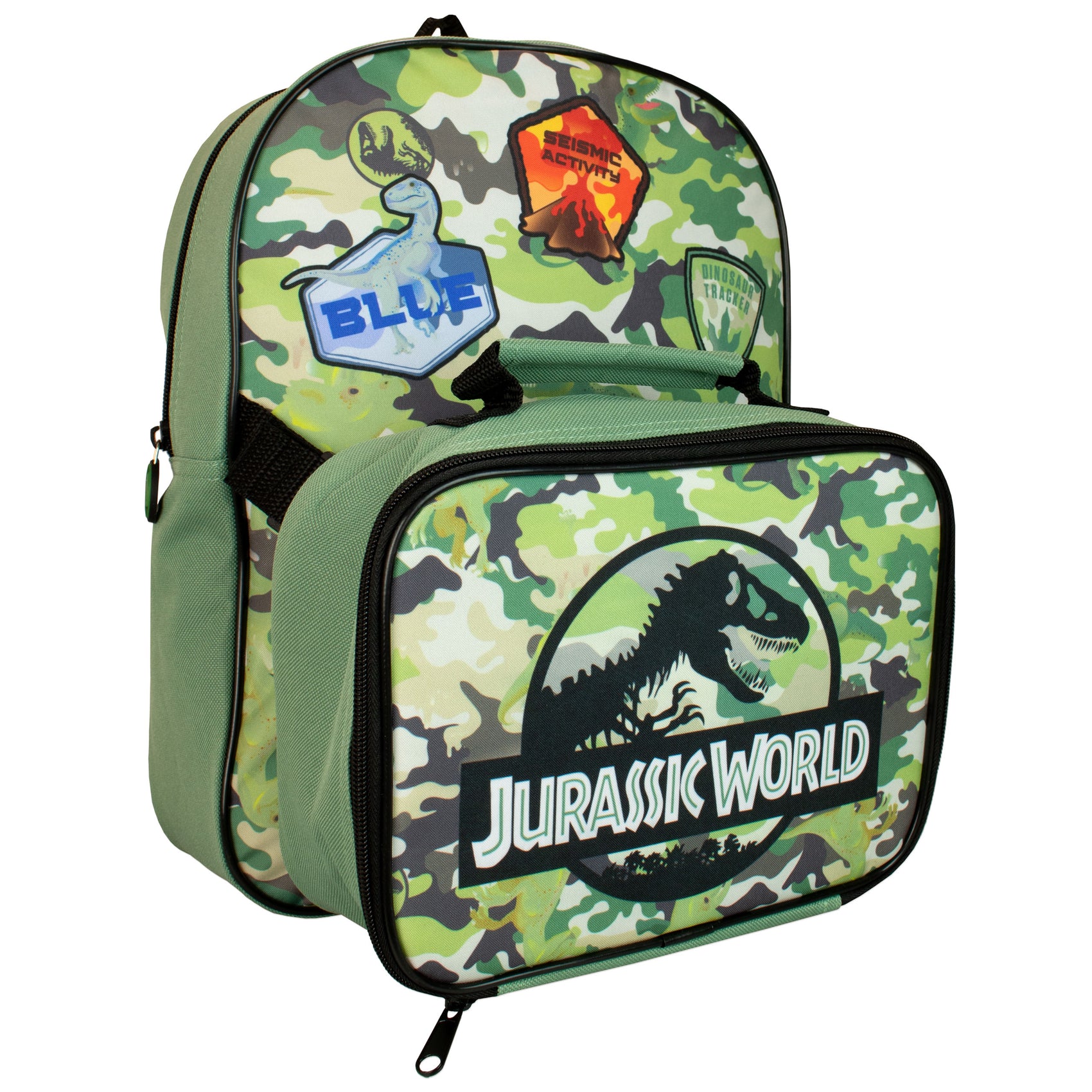 Jurassic world backpack set hotsell