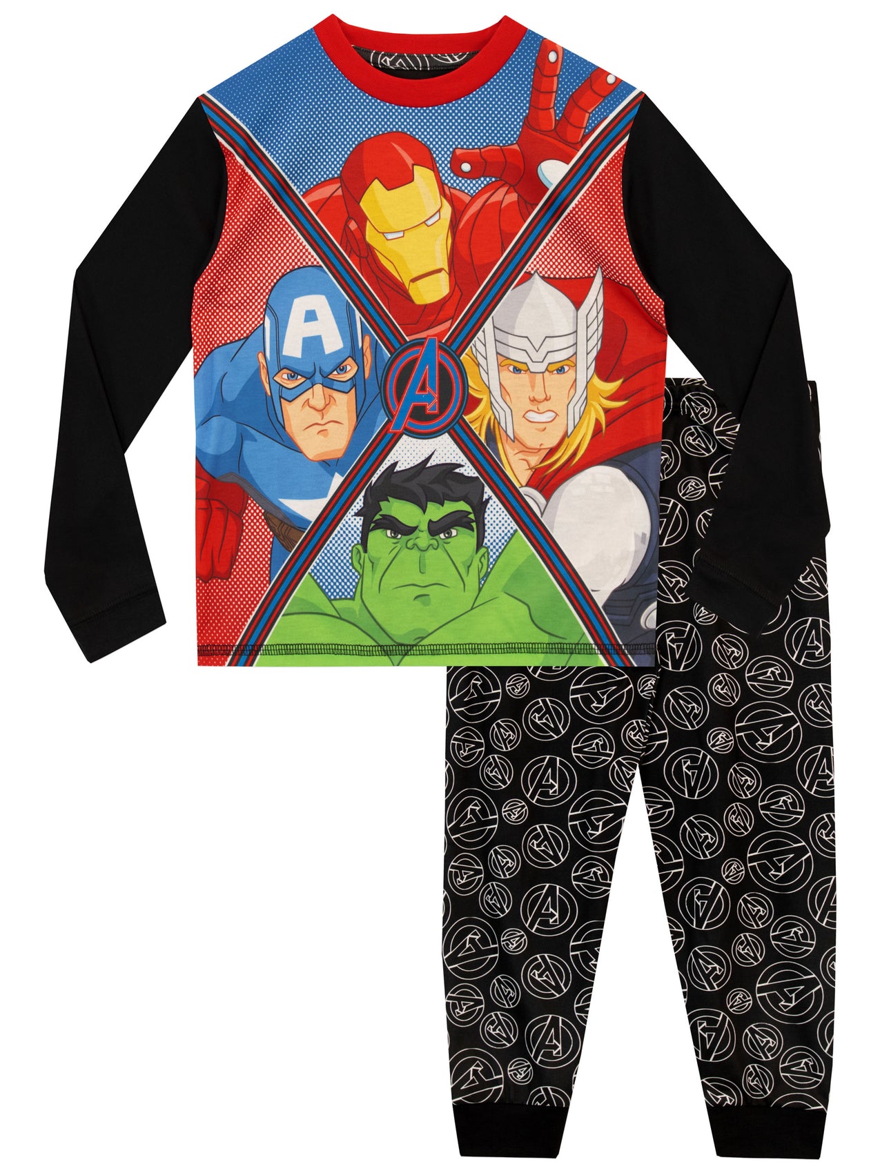 Shop Avengers Pajamas Kids Character