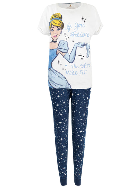 Womens Cinderella Pajamas Adults Character