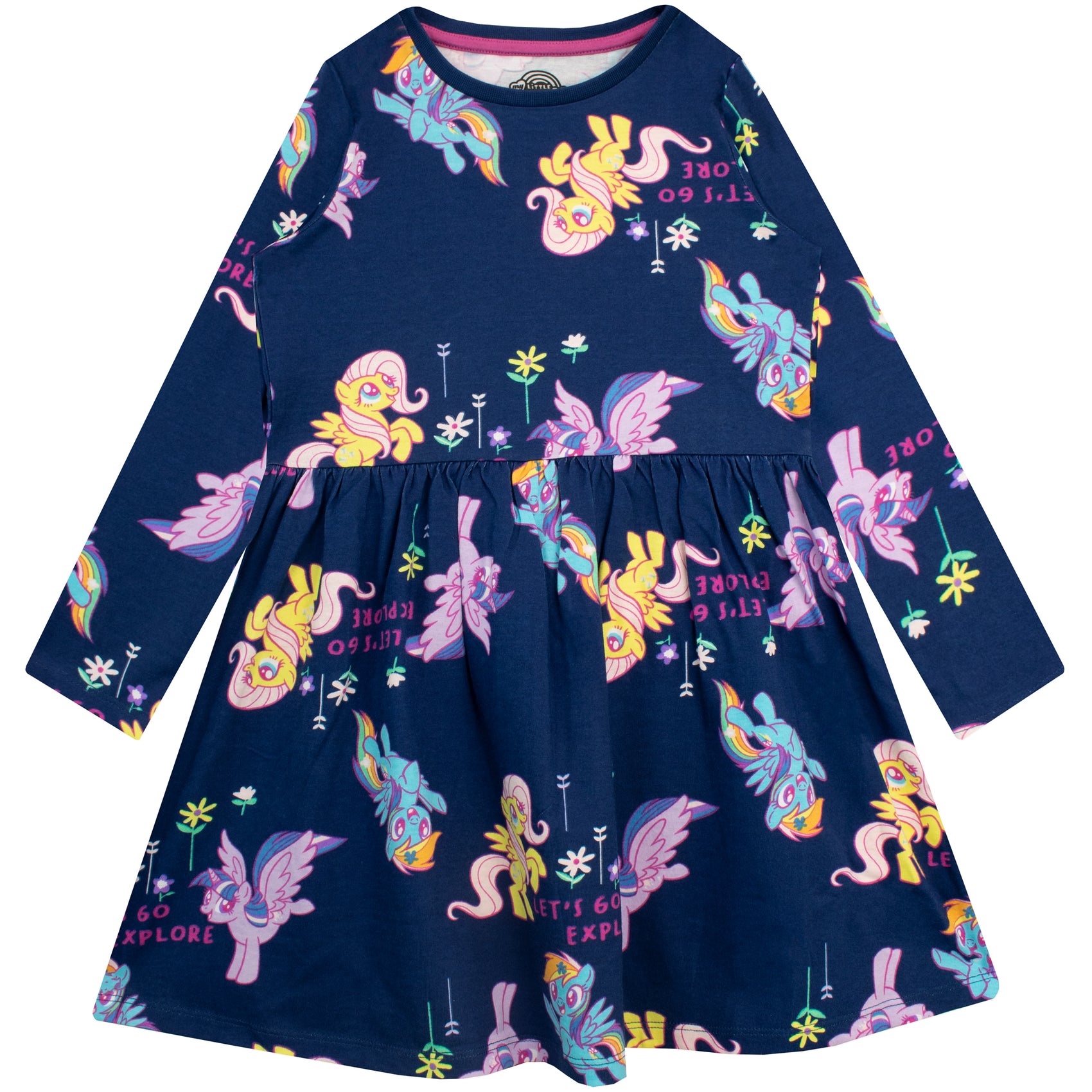 My Little Pony Dress Kids Character Size 7 Navy