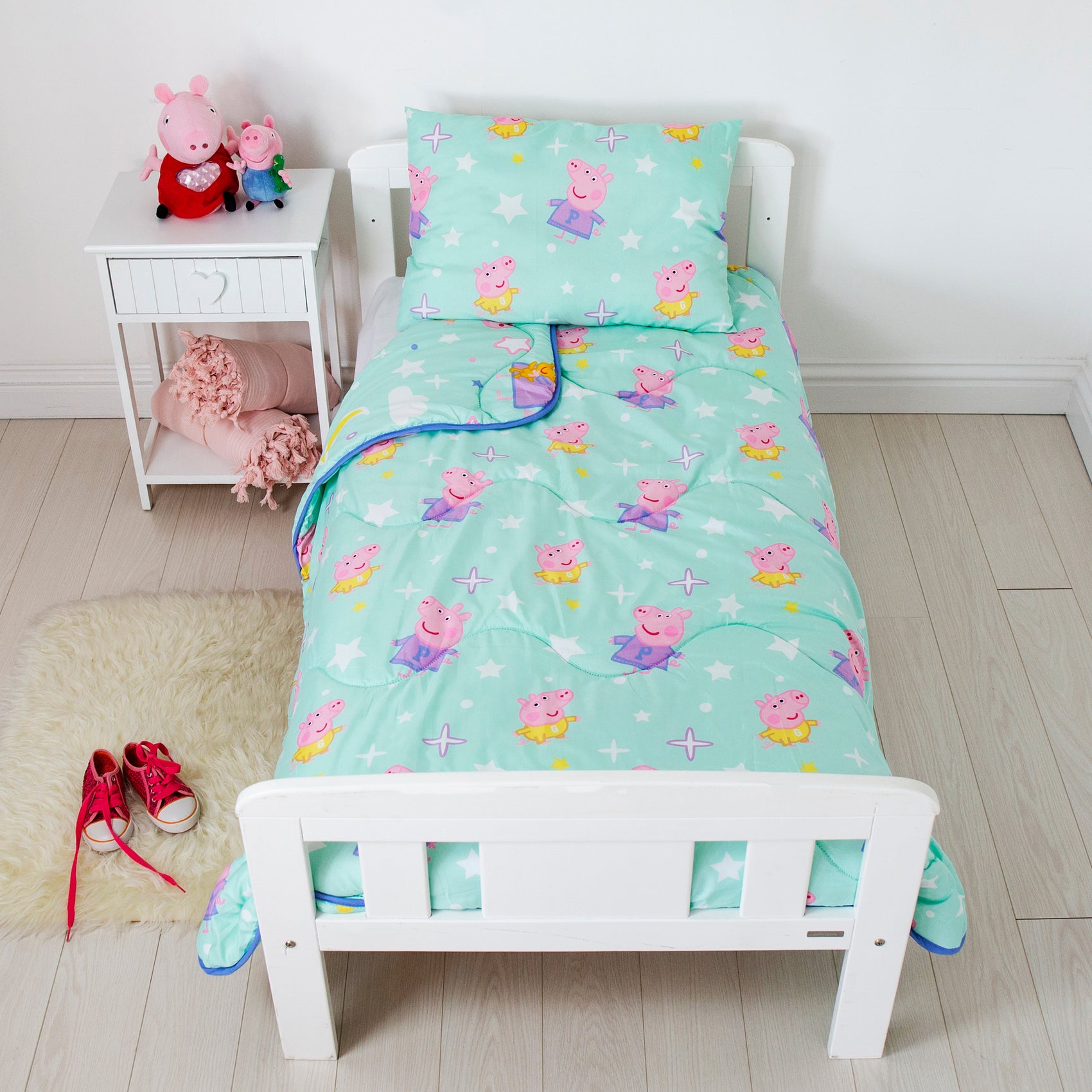 Peppa Pig Bedding Set Kids Official Character Merchandise