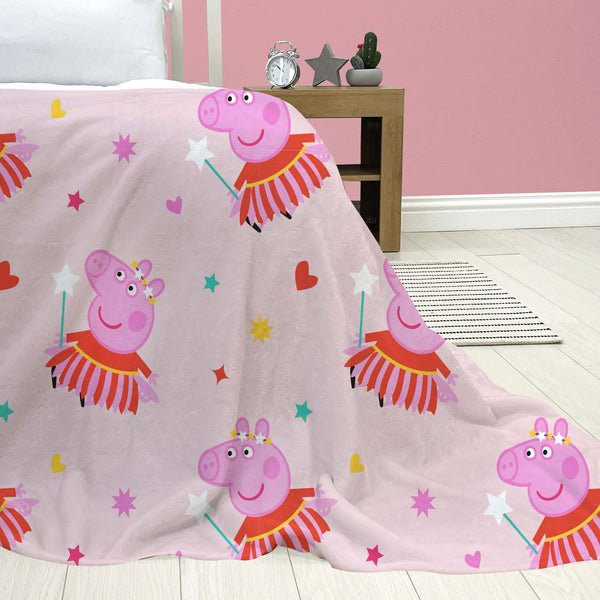 Peppa pig throw blanket hot sale