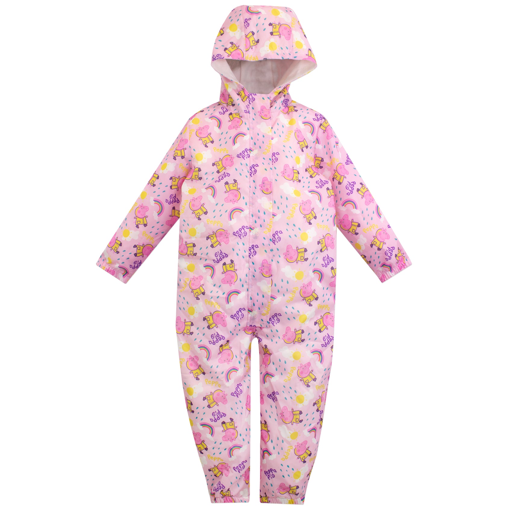 Peppa Pig Puddle Suit Kids Official Character Merchandise Size 5 Pink