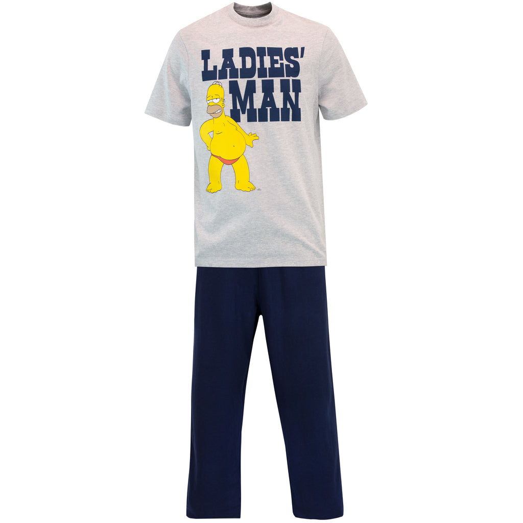 Homer simpson men's discount pajamas