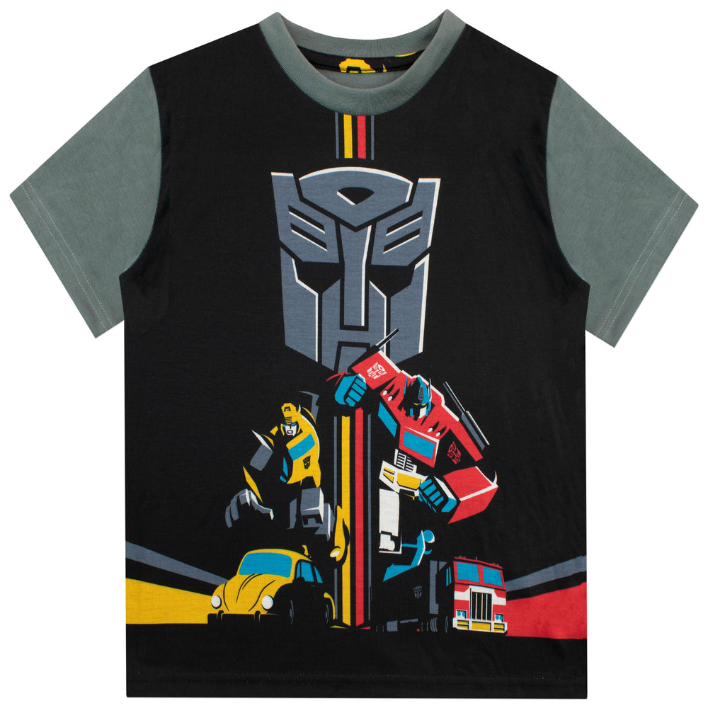 Transformers Short Pajamas - Optimus Prime and Bumblebee – Character.com